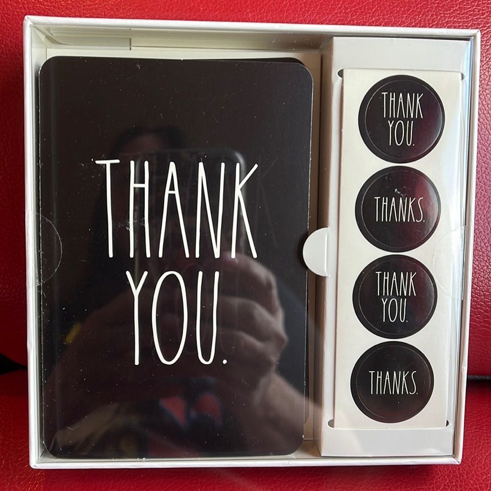 NIB Rae Dunn note card set